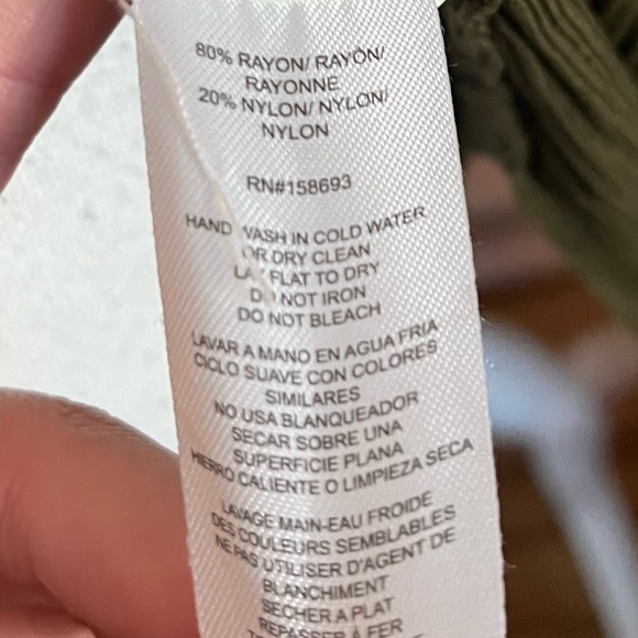 NICHOLAS • Olive Green Button Down Long Cardigan Sweater - Picture 5 of 6